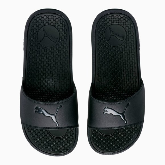 PUMA Cool Cat Sport Slides Women's Size 9 US Black - Picture 2 of 6